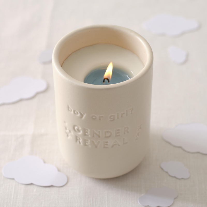 Ginger Ray Blue Gender Reveal Candle