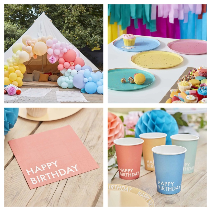 Ginger Ray Luxe Brights Party Pack - SAVE 50%