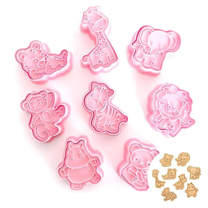 Jungle Animals Plunger Cutter Set