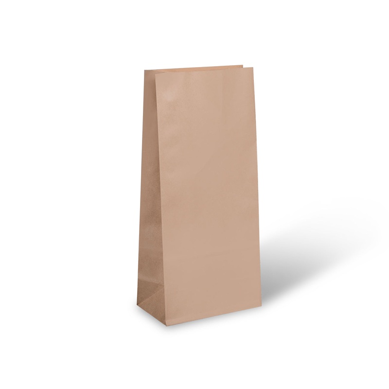 Kraft Brown Paper Party Bags 22cm x 10cm - Packet of 12