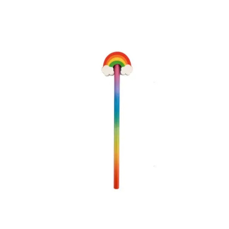 Rainbow Pencil & Eraser - CLEARANCE