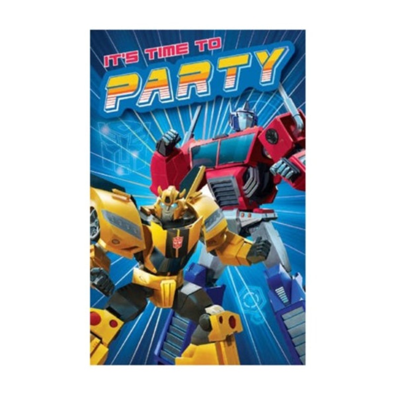 Transformers Birthday Card