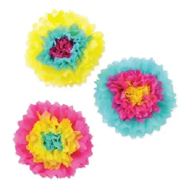 Vibrant Tissue Paper Flowers
