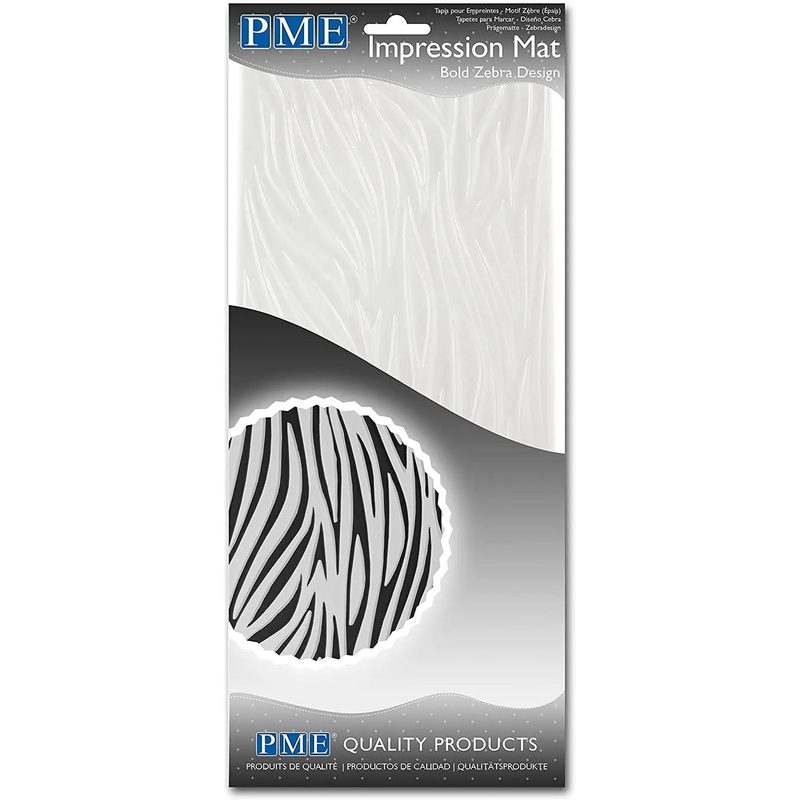 Bold Zebra Impression Mat