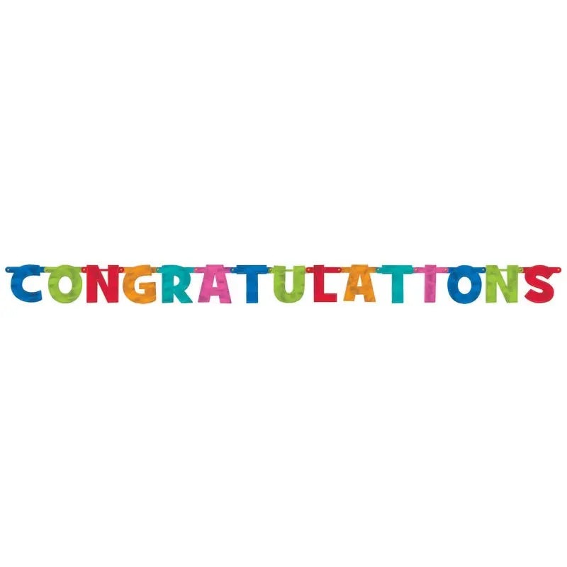 Colourful Congratulations Banner