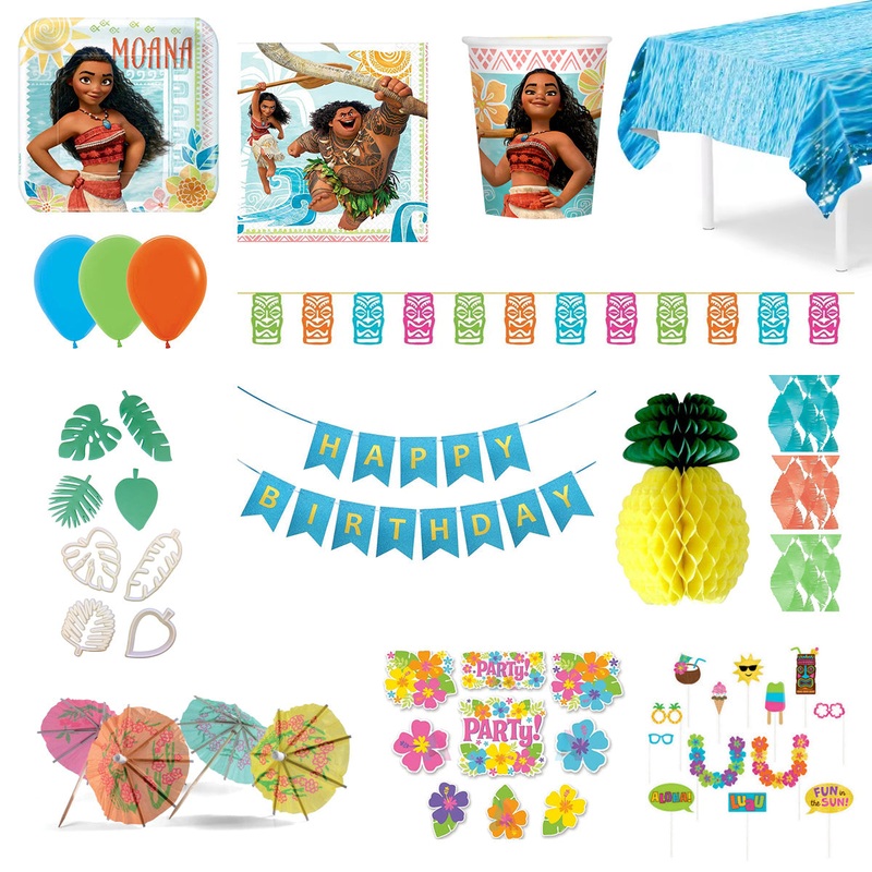 Deluxe Moana Party Pack for 8 - SAVE 20%