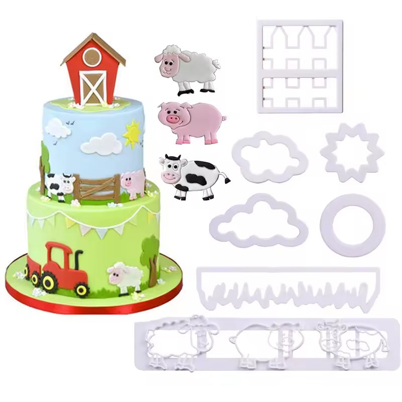 Farmyard Cake Decorating Kit