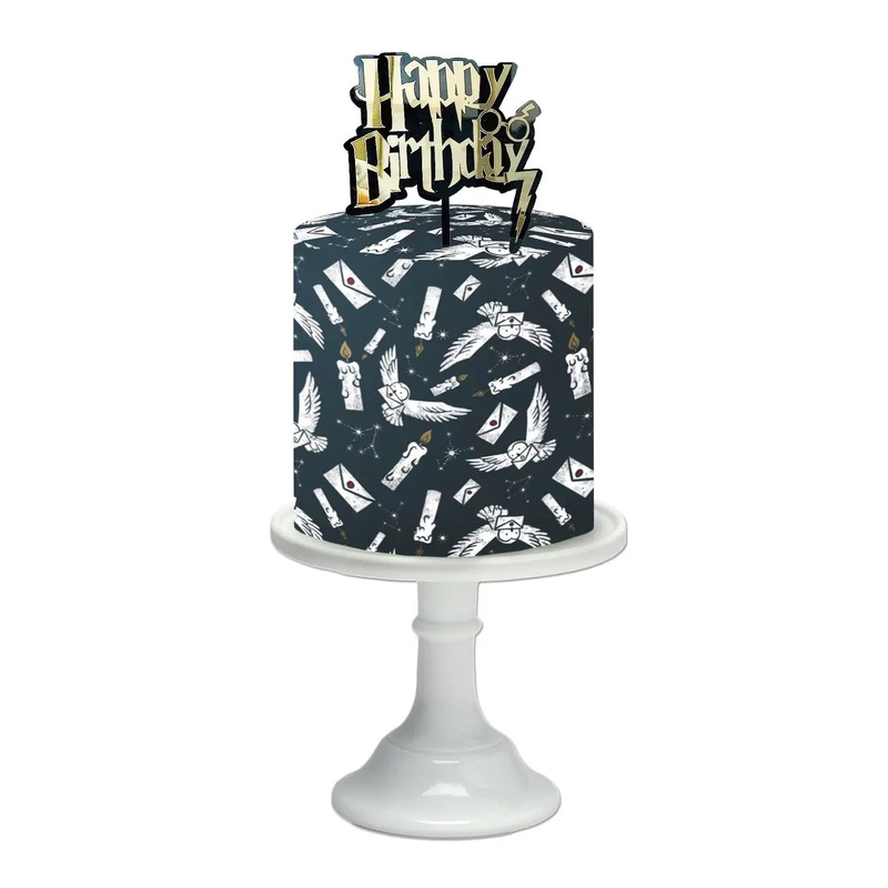 Harry Potter Owl Edible Cake Wrap