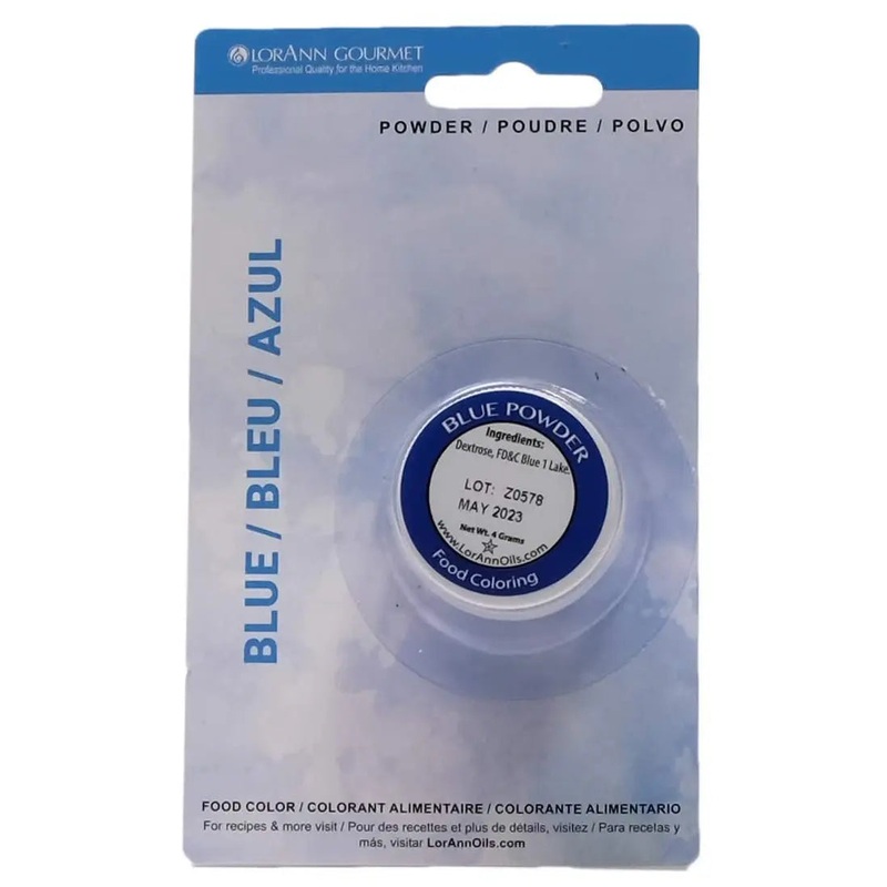 Lorann Blue Powder Food Colour