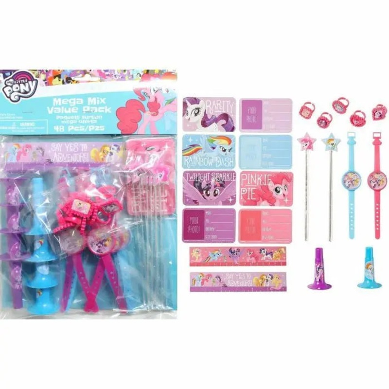 My Little Pony Friendship Adventures Mega Mix Favour Pack - 48 Pc