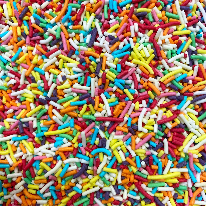 Rainbow Jimmies Sprinkles 70g