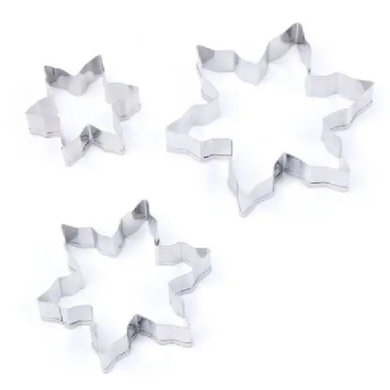 Snowflake Cookie Cutter Set - 3 Pkt