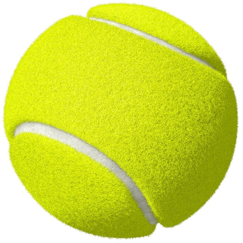 Tennis Ball Edible Cake Image