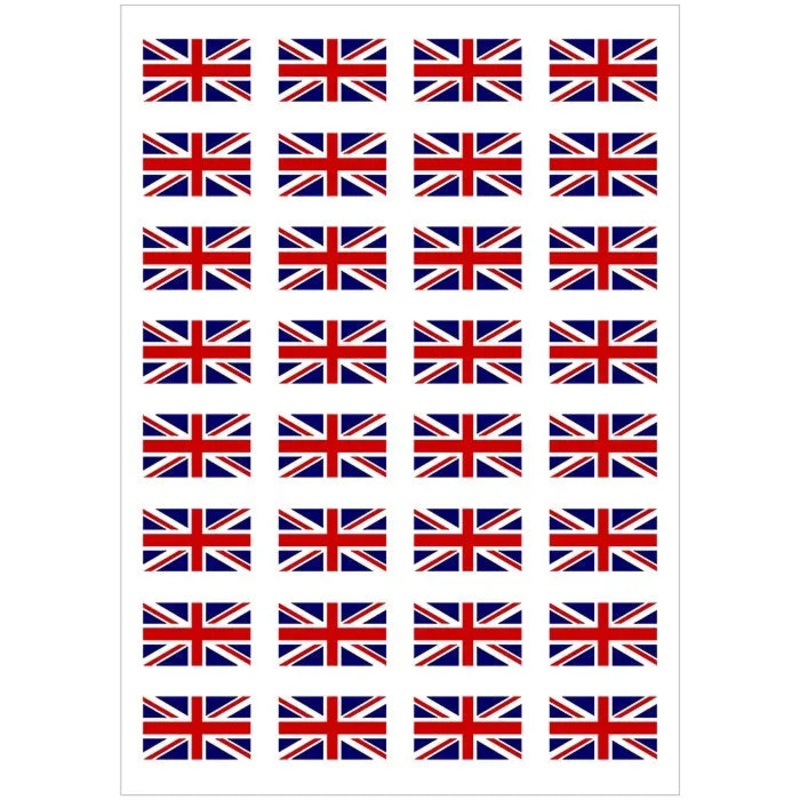 Union Jack Edible Icons