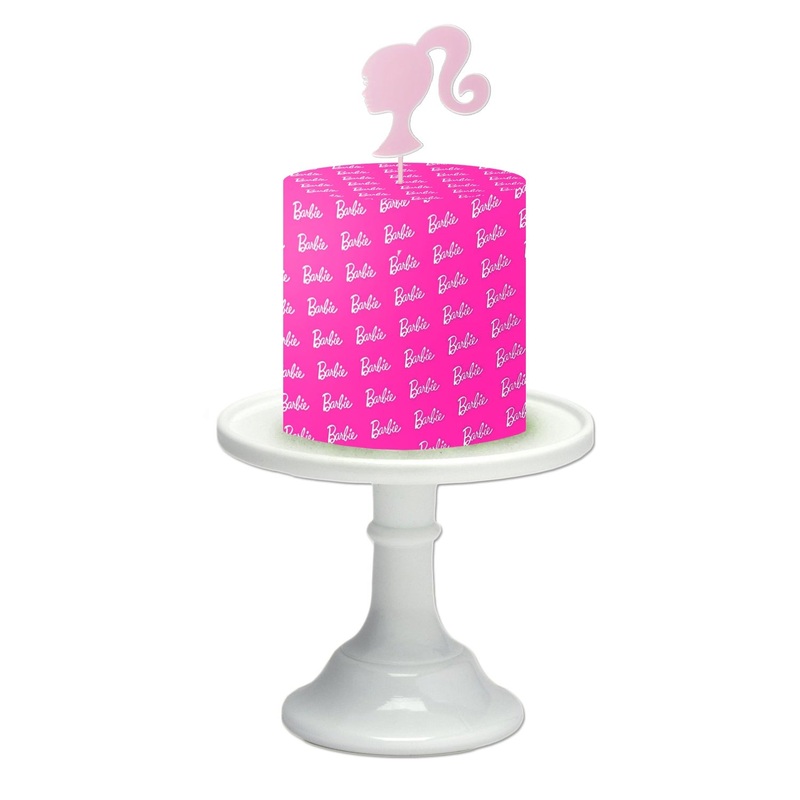 Barbie Edible Cake Wrap