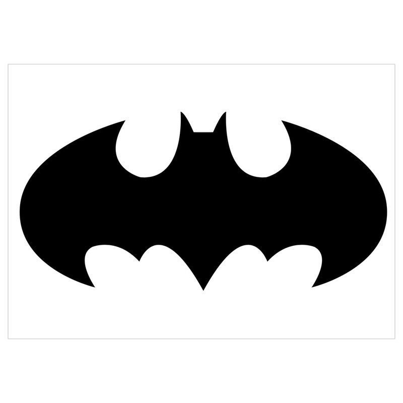 Batman Logo A5 Edible Icon