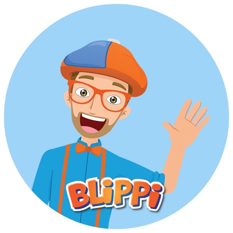 Blippi Edible Cake Image