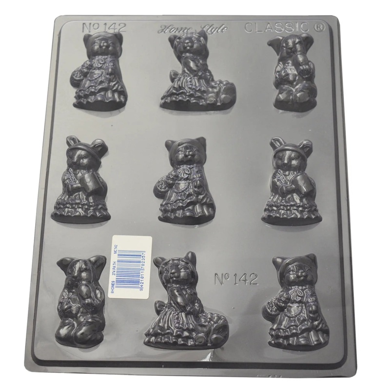 Cute Bunnies Chocolate Mould