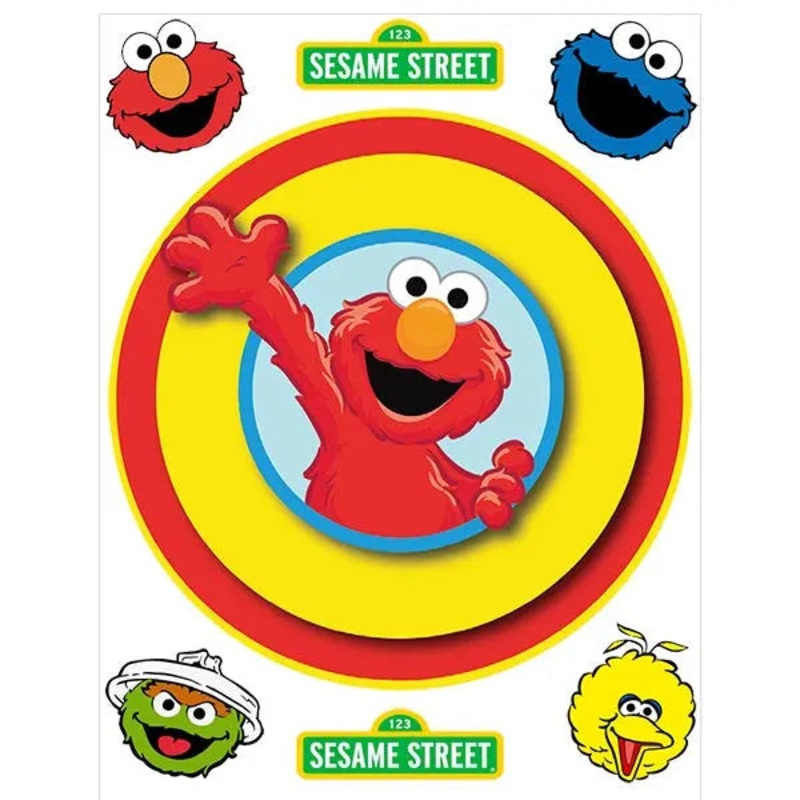 Elmo Edible Cake Image with FREE Edible Icons