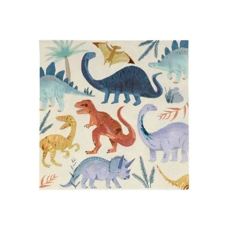 Meri Meri Dinosaur Kingdom Napkins - Lunch 16 Pkt