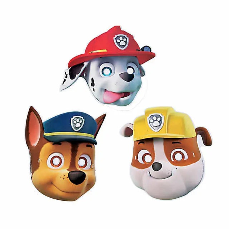 Paw Patrol Masks - 8 Pkt
