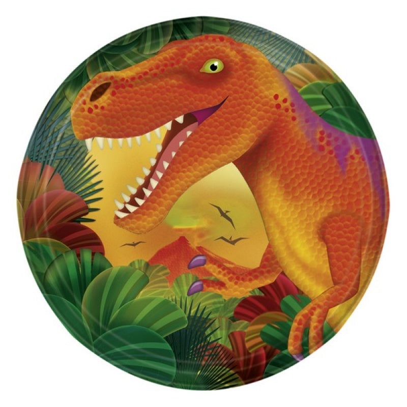 Prehistoric Dinosaur Plates - Lunch