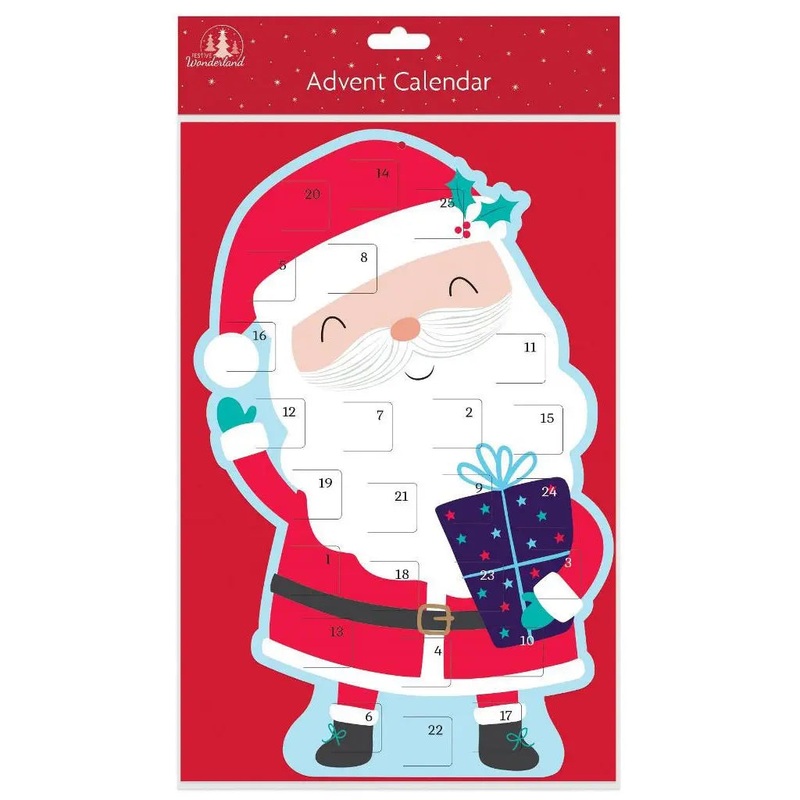 Santa Standing Advent Calendar