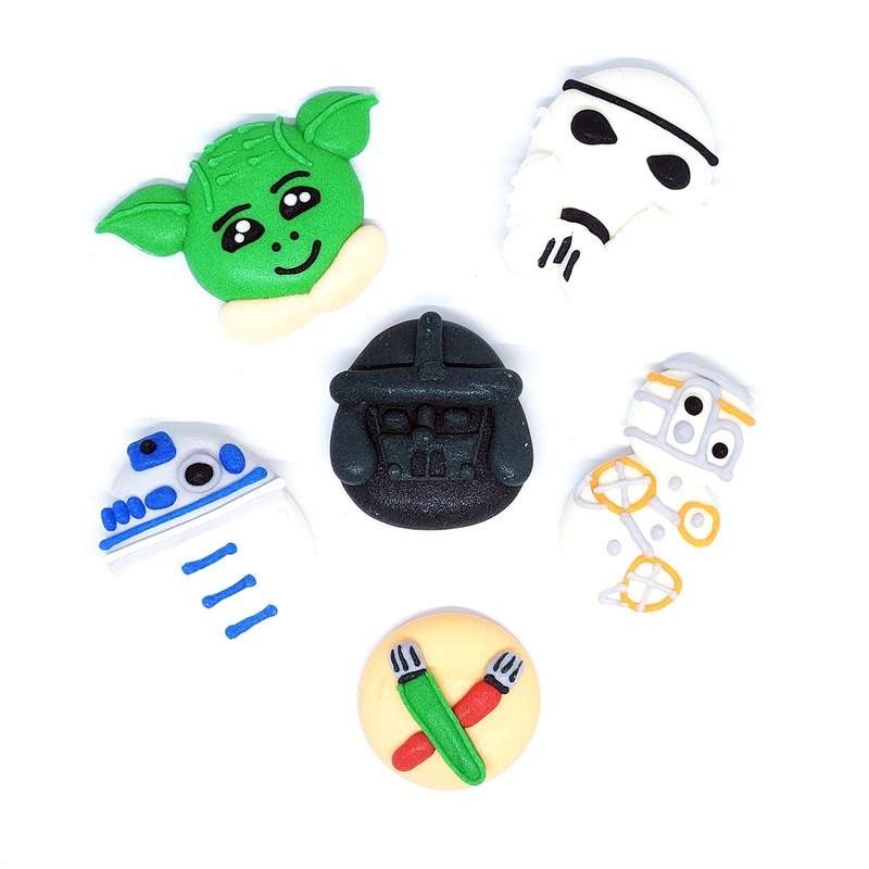 Star Wars Icing Decorations - 6 Pack
