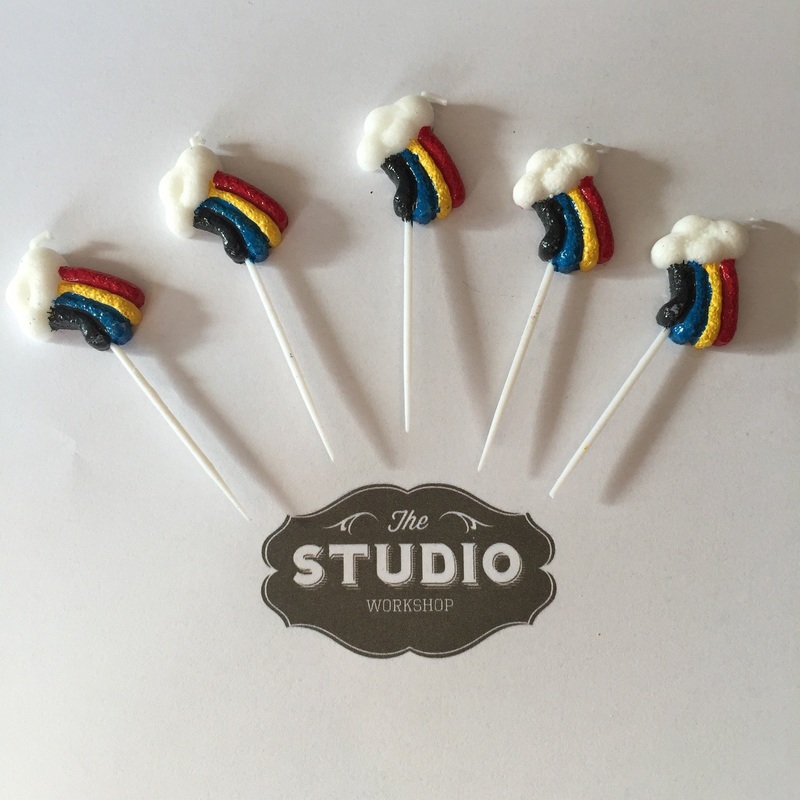 The Studio Workshop Rainbow Candles