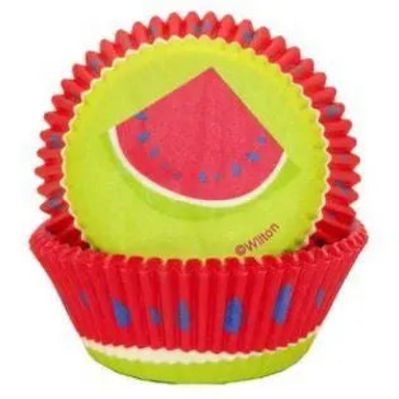 Wilton Summer Watermelon Cupcake Papers - 75 Pkt