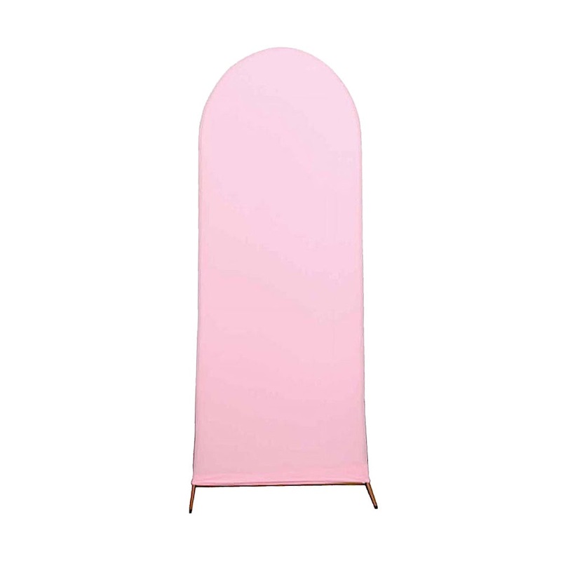 Baby Pink Arch Backdrop Hire