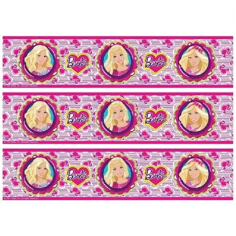 Barbie Cake Strip Edible Images