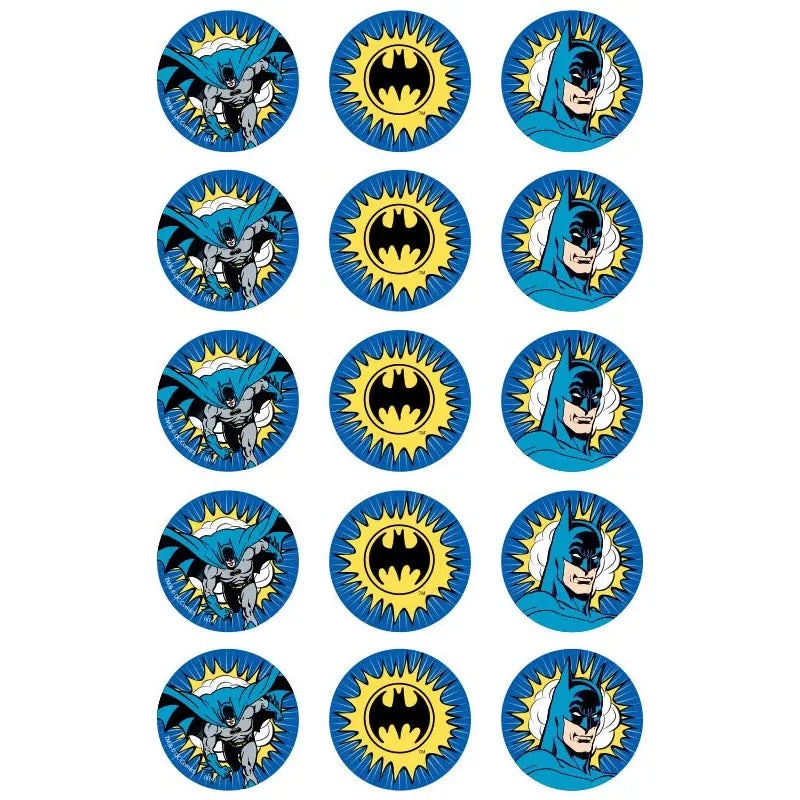 Batman Edible Cupcake Images