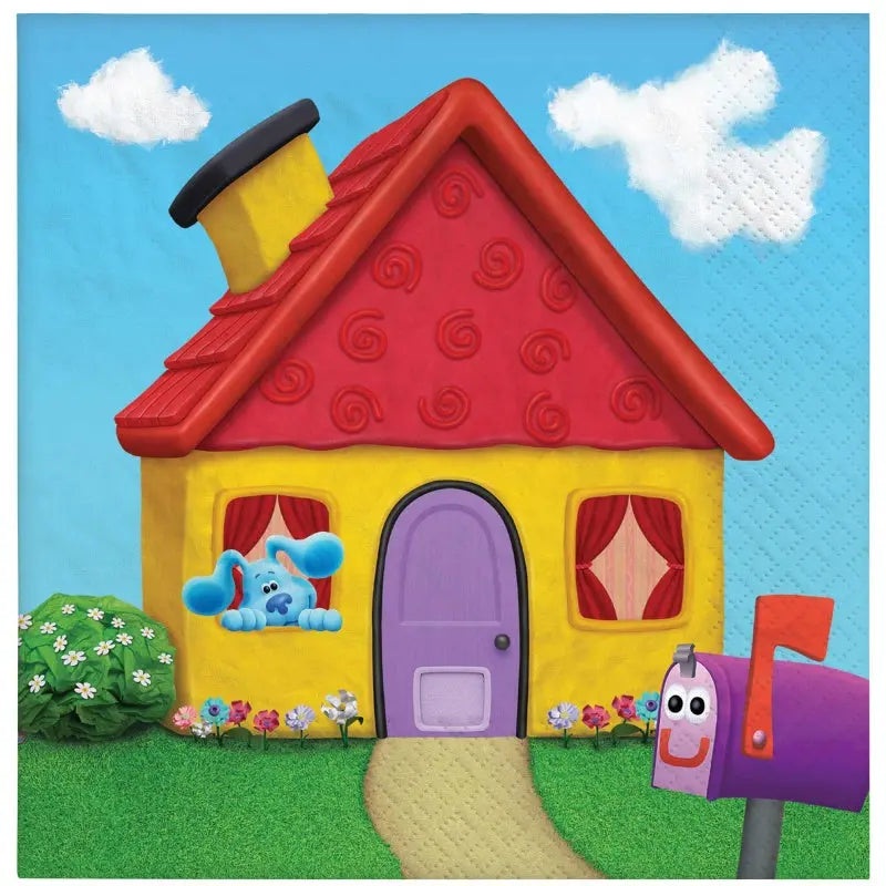 Blue's Clues Napkins - Lunch 16 Pkt