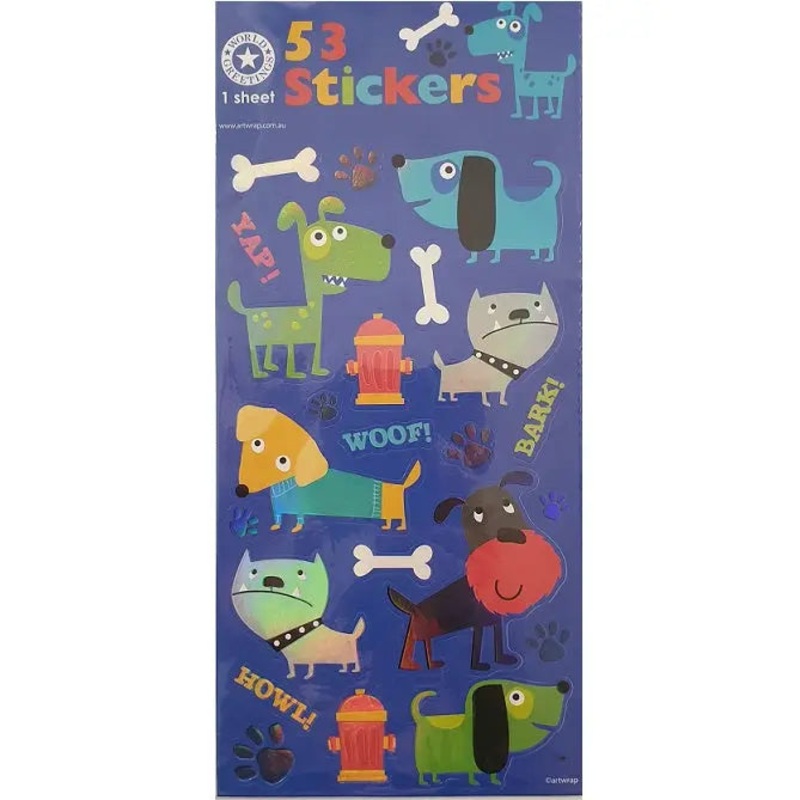 Dogs & Bones Stickers WEB5174