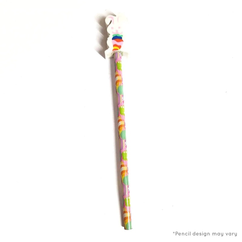 Easter Bunny Eraser with Pencil
