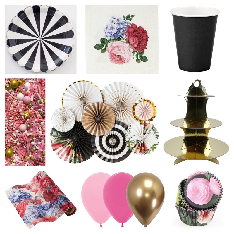 Floral Rose Party Pack