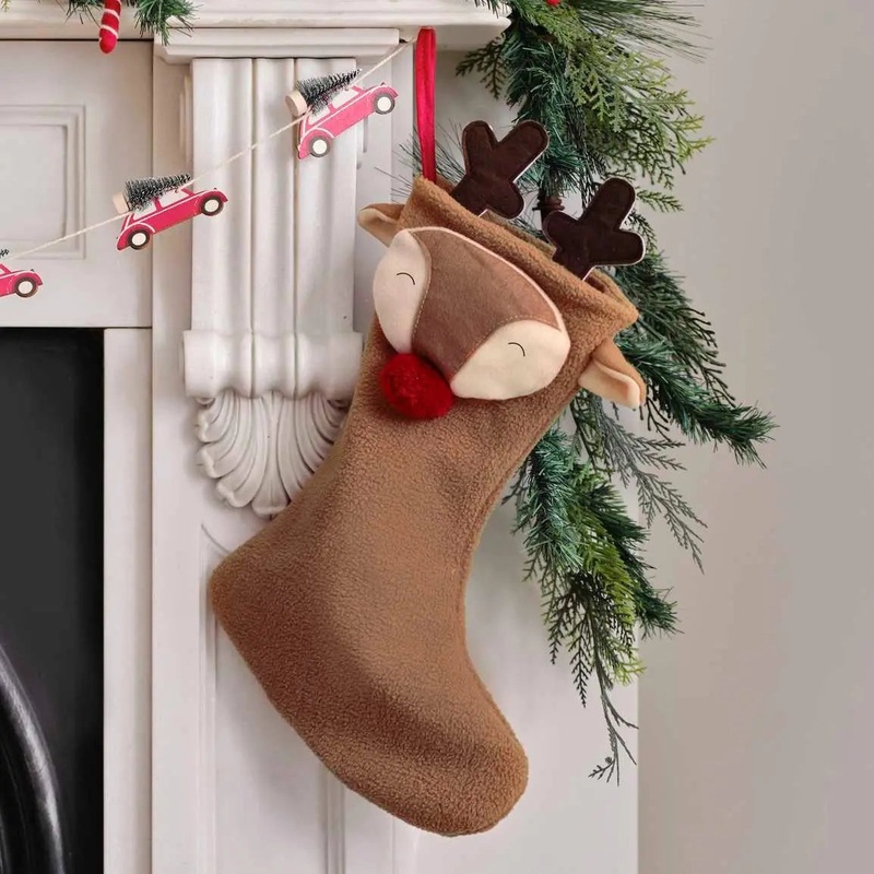 Ginger Ray Reindeer Christmas Stocking