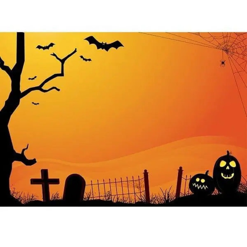 Halloween Edible Cake Image - A4 Size