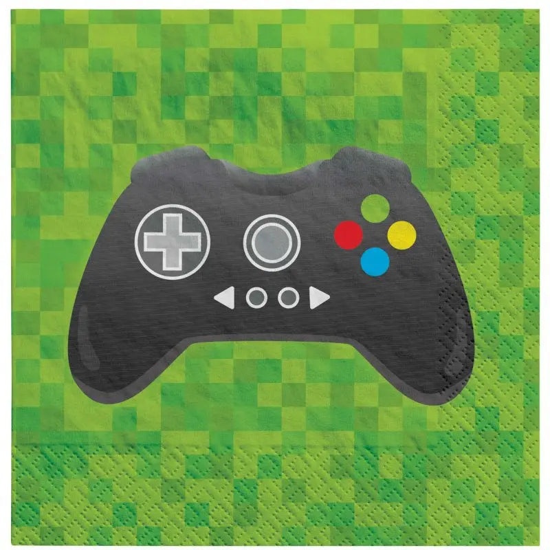 Level Up Gaming Napkins - Beverage