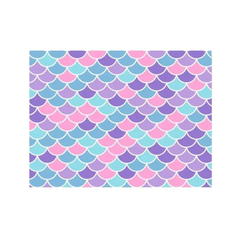 Mermaid Scale Edible Cake Image - A4 Size