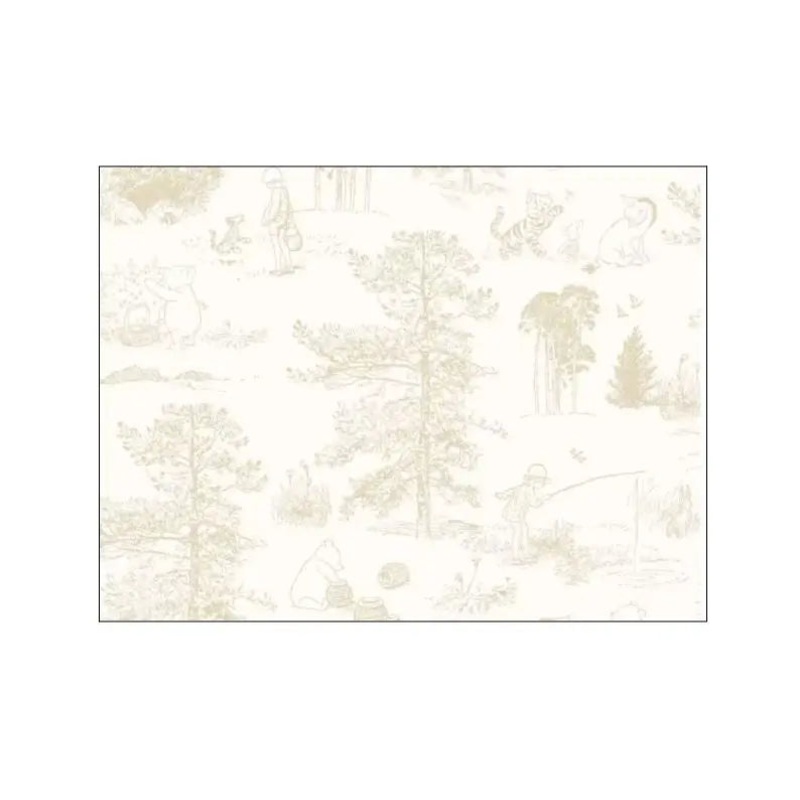 Neutral Winnie the Pooh Edible Cake Image - A4 Size