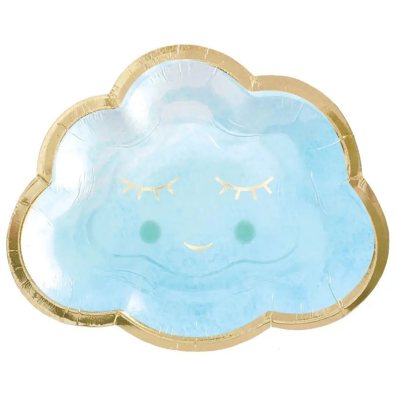 Oh Baby Boy Plates - Lunch 8 Pkt