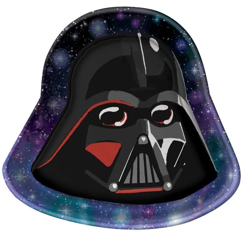 Star Wars Galaxy Darth Vader Plates - Dinner 8 Pkt