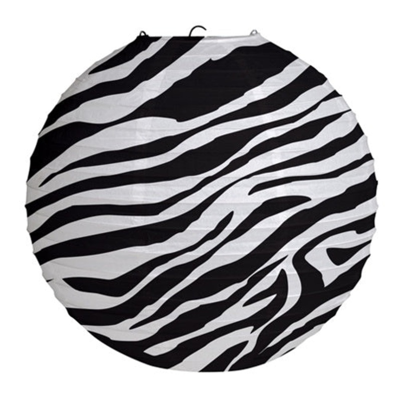 Zebra Print Lantern