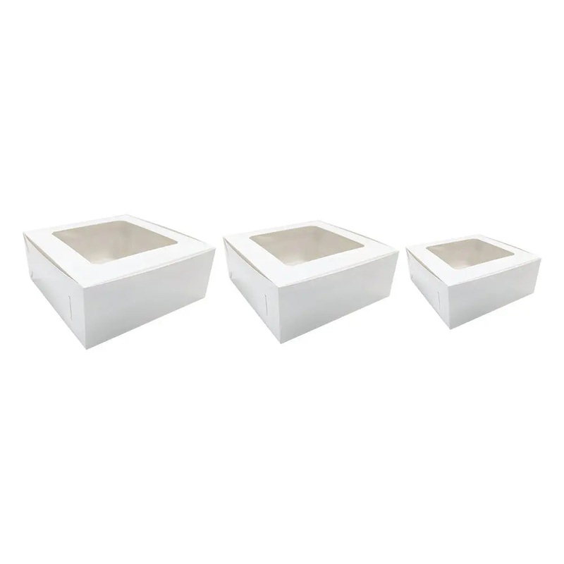 Square Window Cake Box