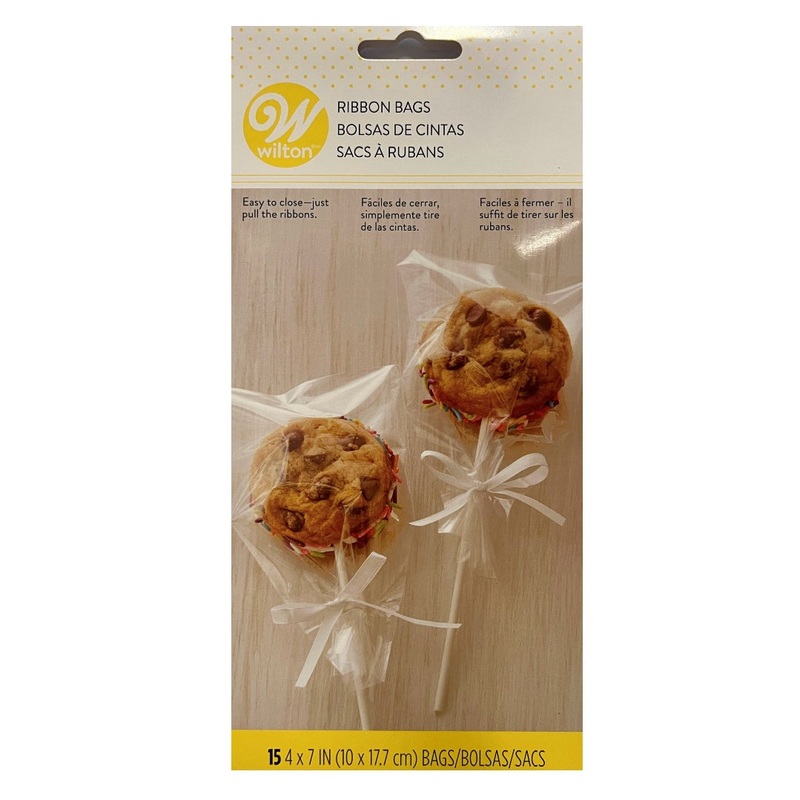 Wilton Drawstring Lollipop Bags - 15 Pkt