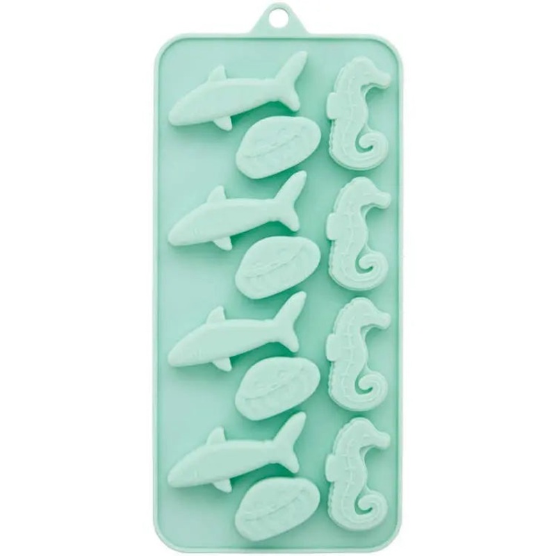 Wilton Shark Jellyfish & Seahorse Silicone Mould