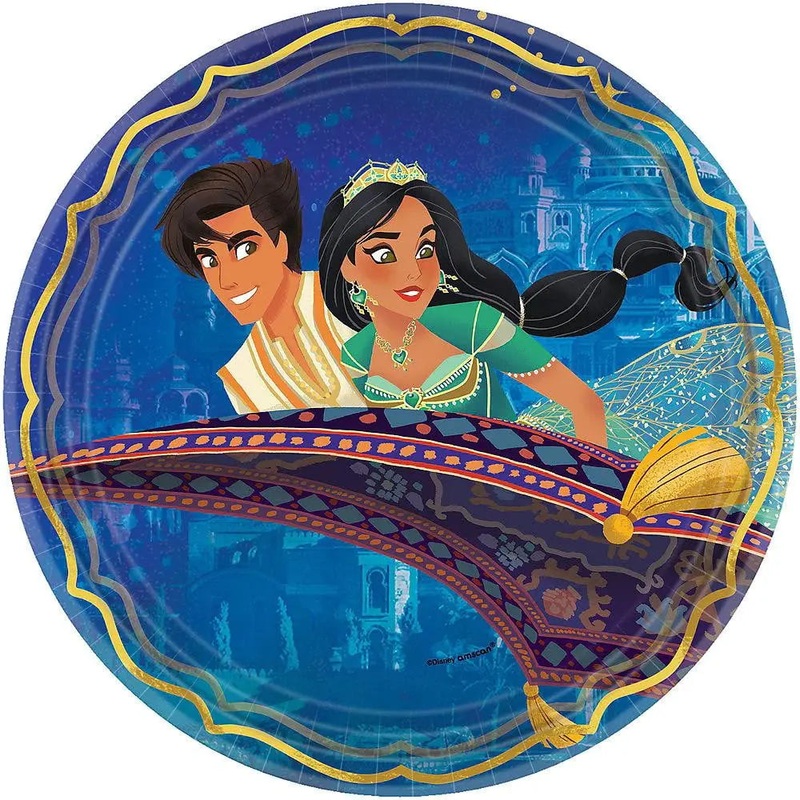 Aladdin Plates - Dinner 8 Pkt