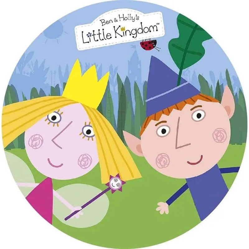 Ben & Holly's Little Kingdom Edible Cake Image